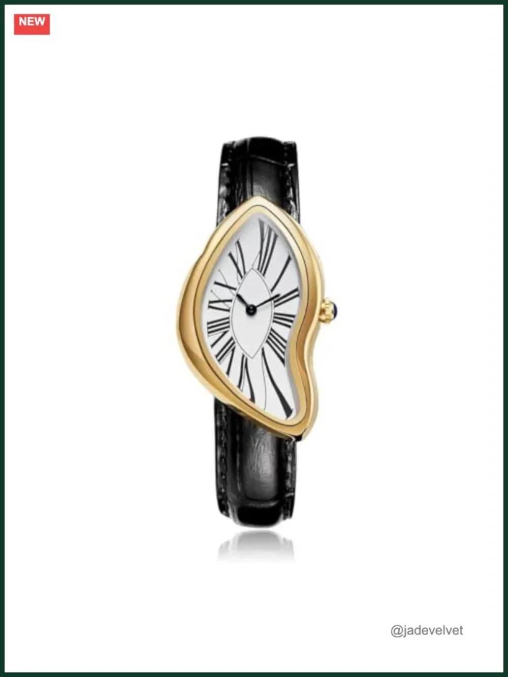 Creative Melting Luxury Unisex Watch Small Vintage Bracelet Roman Numeral Dial,